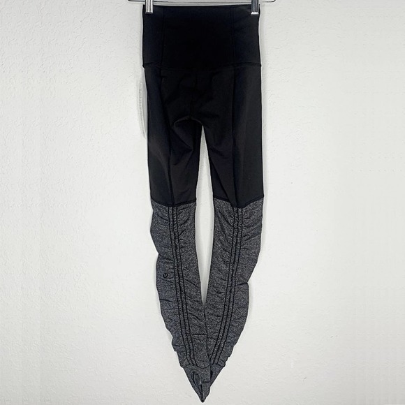 Lululemon Special Edition Wunder Under Stirrup Pant in Black Herringbon - Picture 4 of 6